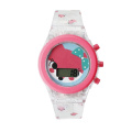 flash light watch for kids and promotion us can custom logo and cartoon